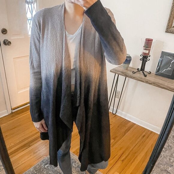 Barefoot Dreams Bamboo Chic Lite Ombré Calypso Wrap Cardigan - Picture 8 of 8